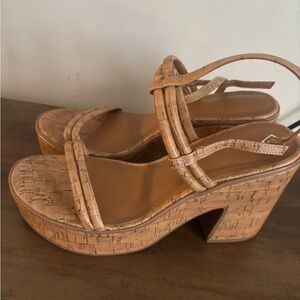 Target Cork Platform Sandals - Brown